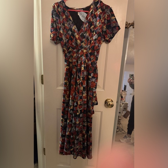karina Dresses & Skirts - Karina Women’s Geometric Patterned Dress XL NWT